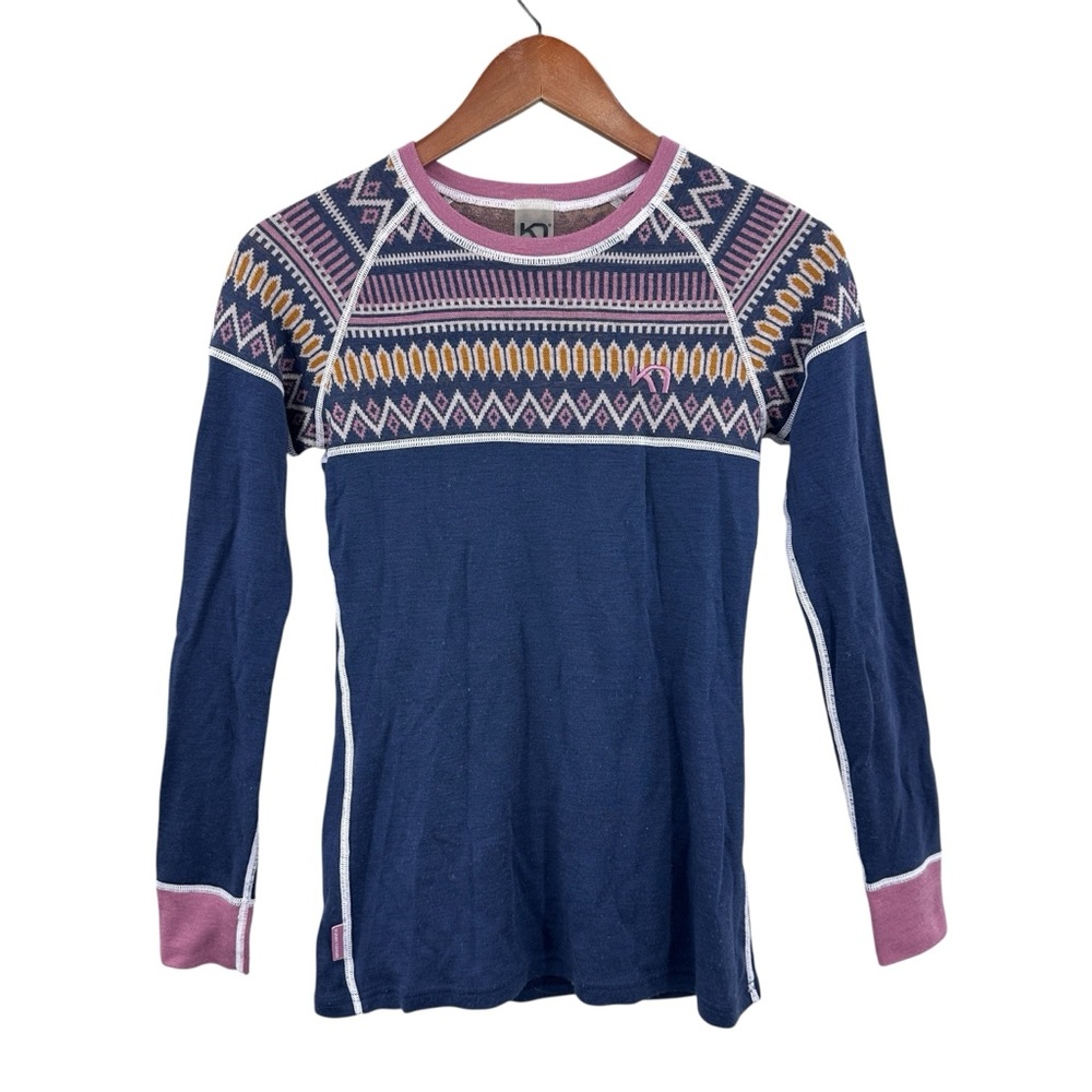 KARI TRAA Top Lokke Merino Wool Base Layer Thermal Long Sleeve